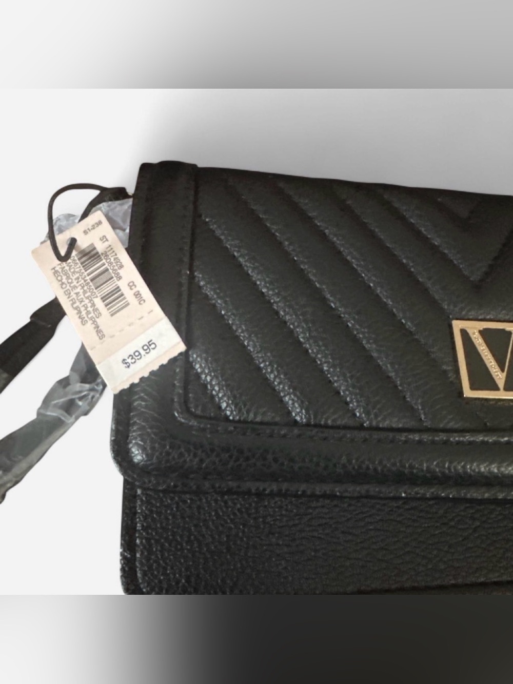 Victoria's Secret Black Quilted Wristlet - Picture 6 of 6